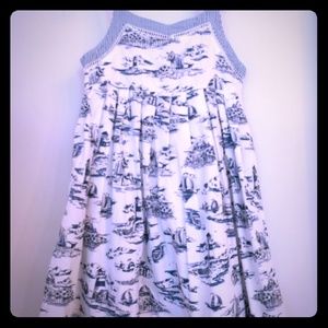 Chelsea's Corner Girl's toile dress, size 6x